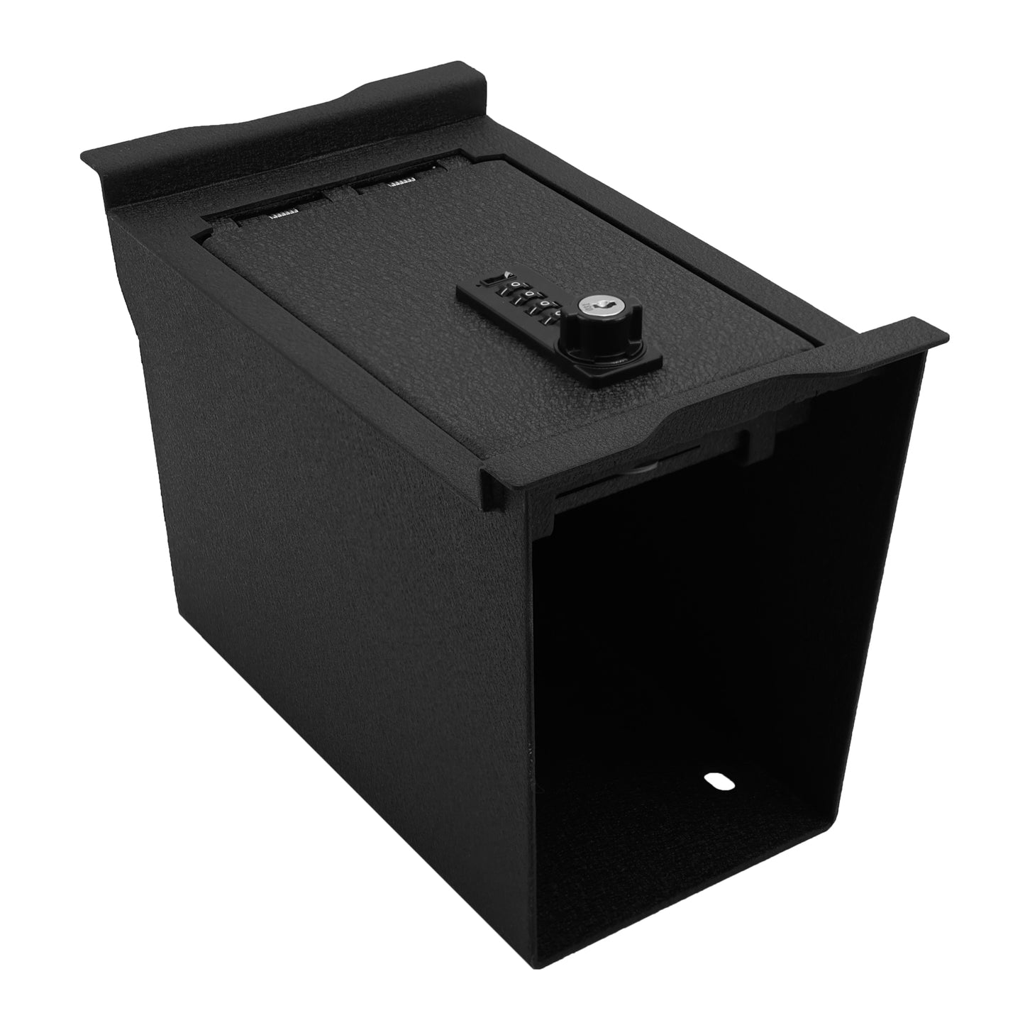 Console Safe Vault Box for 2026 Toyota RAV4 (4-Digit Combo Lock with Key)