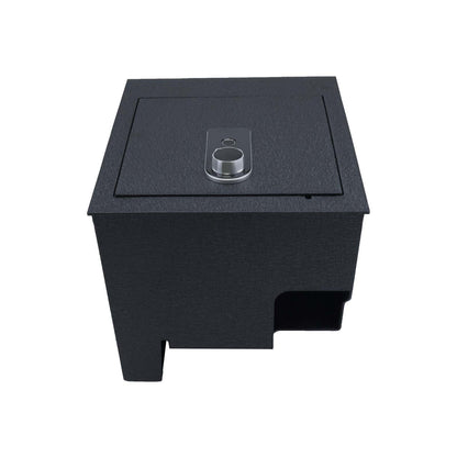 Pro Console Safe Vault Box for Nissan Titan (Fingerprint Lock with Key): 2016-2025