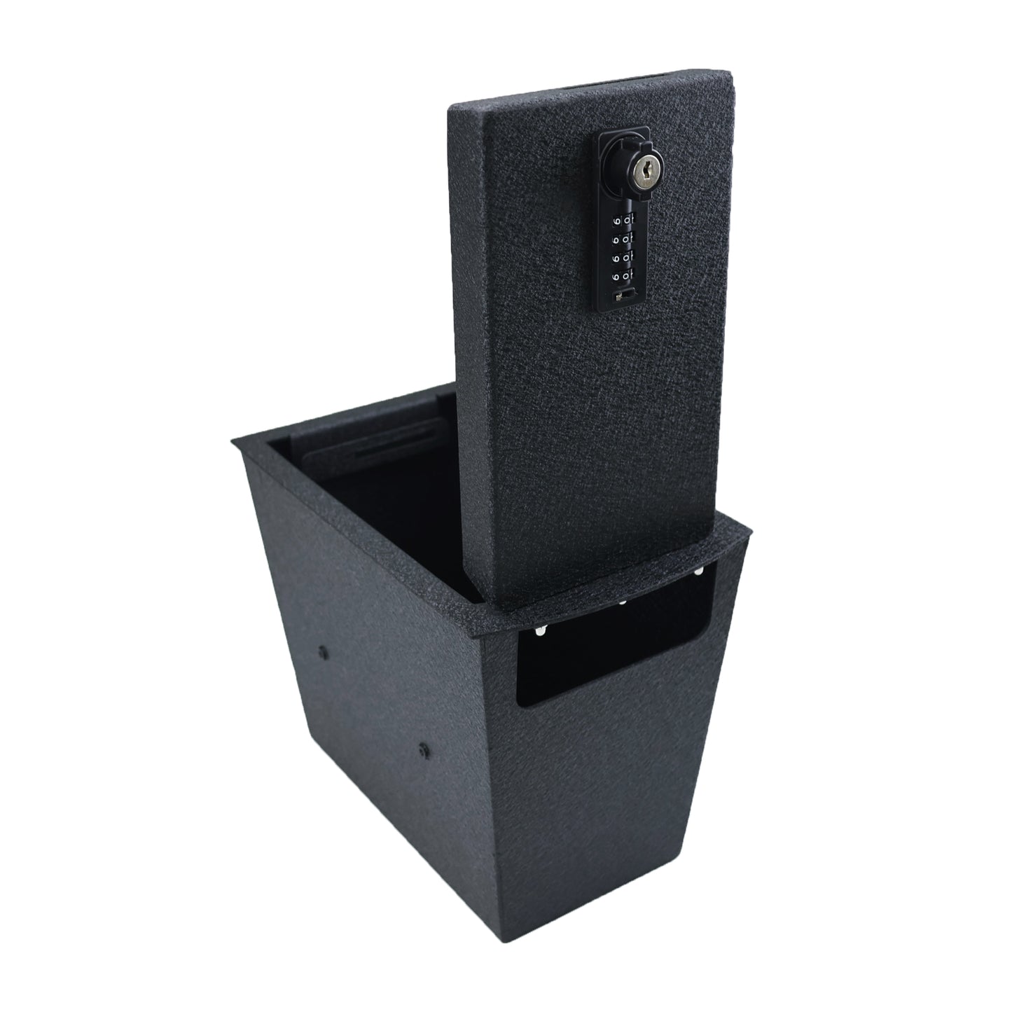 Console Safe Vault Box for Subaru Ascent (4-Digit Combo Lock with Key): 2019-2025