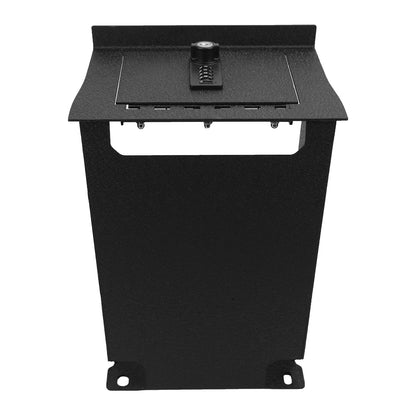 Console Safe Vault Box for 2011-2020 Toyota Sienna (4-Digit Combo Lock with Key)