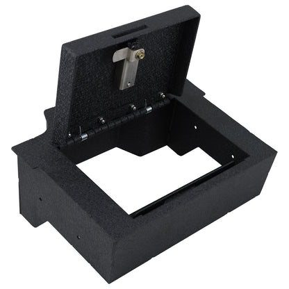 Console Safe Vault Box for Dodge Ram 1500/2500/3500  Powerwagon (4-Digit Combo Lock with Key): 2019-2025