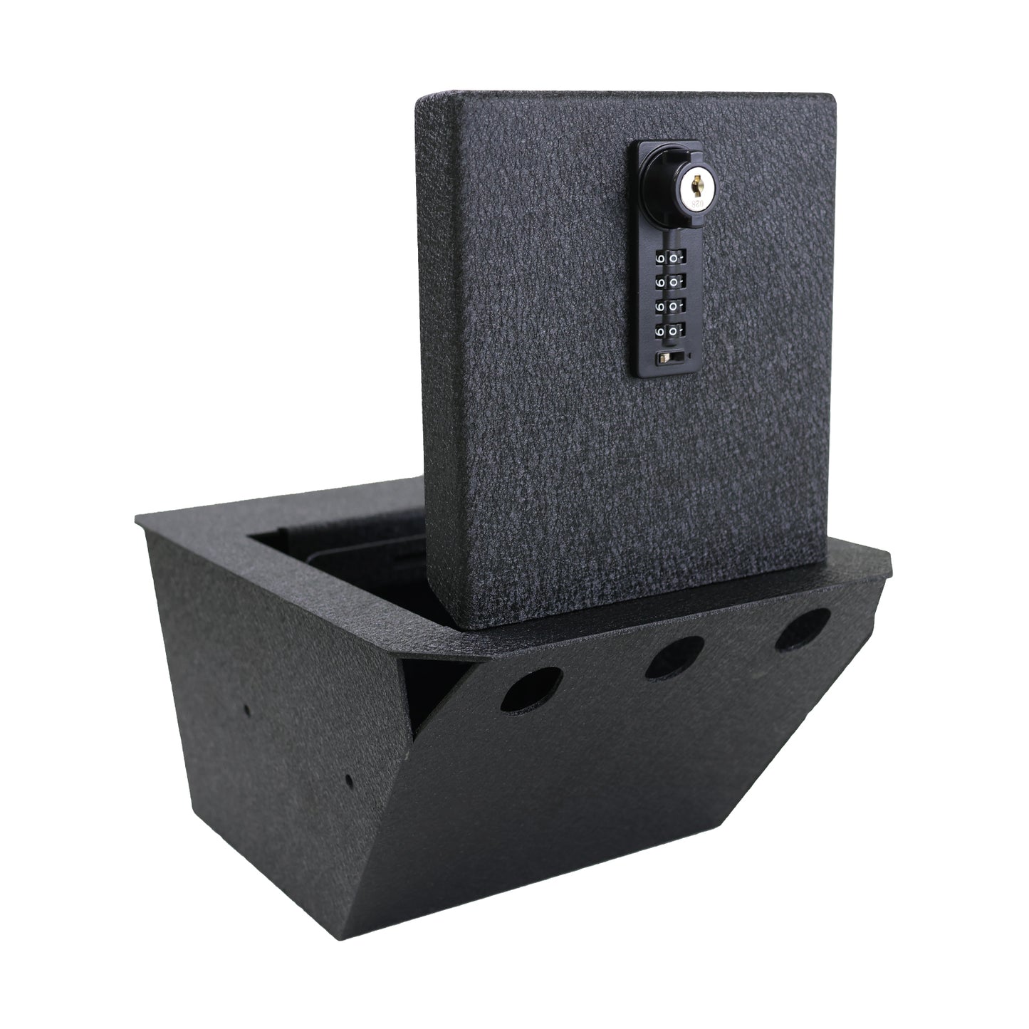 Console Safe Vault Box for Tesla Cybertruck (4-Digit Combo Lock with Key): 2024-2025