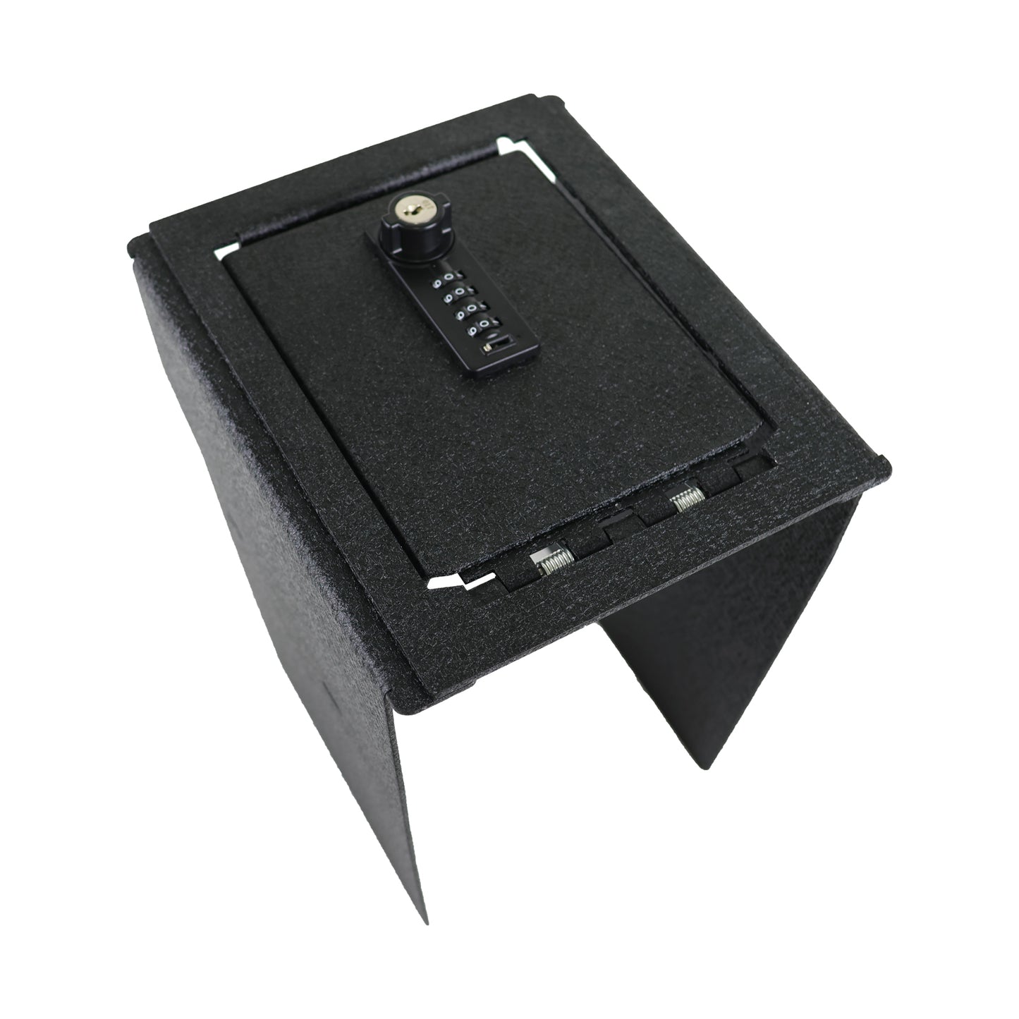 Console Safe Vault Box for Rivian R1S & R1T (4-Digit Combo Lock with Key): 2021-2025