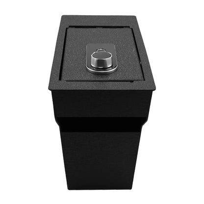Console Safe Vault Box for 2024-2026 Chevrolet Blazer EV (Fingerprint Lock with Key)