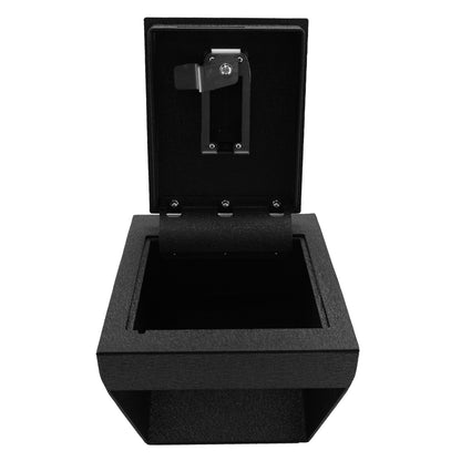 Pro Console Safe Vault Box for Tesla Model S (Fingerprint Lock with Key): 2021-2025