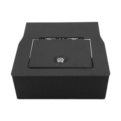 Console Safe Vault Box for 2015-2020 Ford F150 40/20/40 Bench Seat Fold Down Armrest (Triple Lock)