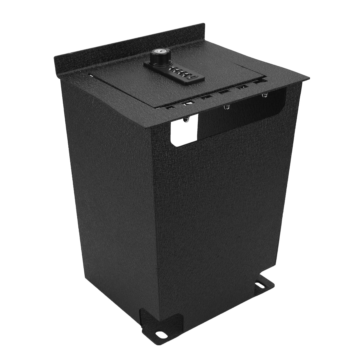 Console Safe Vault Box for 2011-2020 Toyota Sienna (4-Digit Combo Lock with Key)