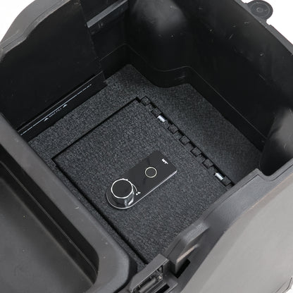 Console Safe Vault Box for Dodge Ram 1500/2500/3500 Bighorn (Fingerprint Lock with Key): 2019-2025