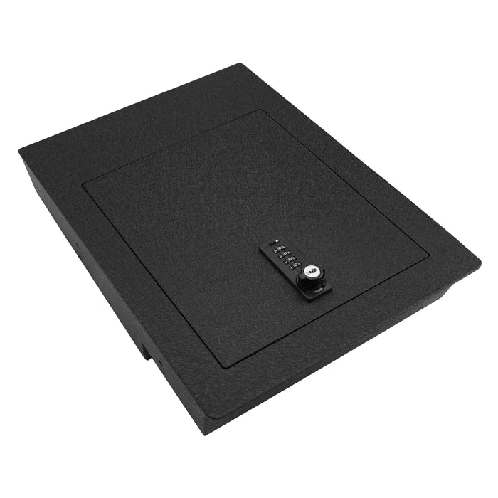 Pro Underseat Console Safe Vault Box for Chevrolet Silverado 1500 (4-Digit Combo Lock with Key): 2014-2018