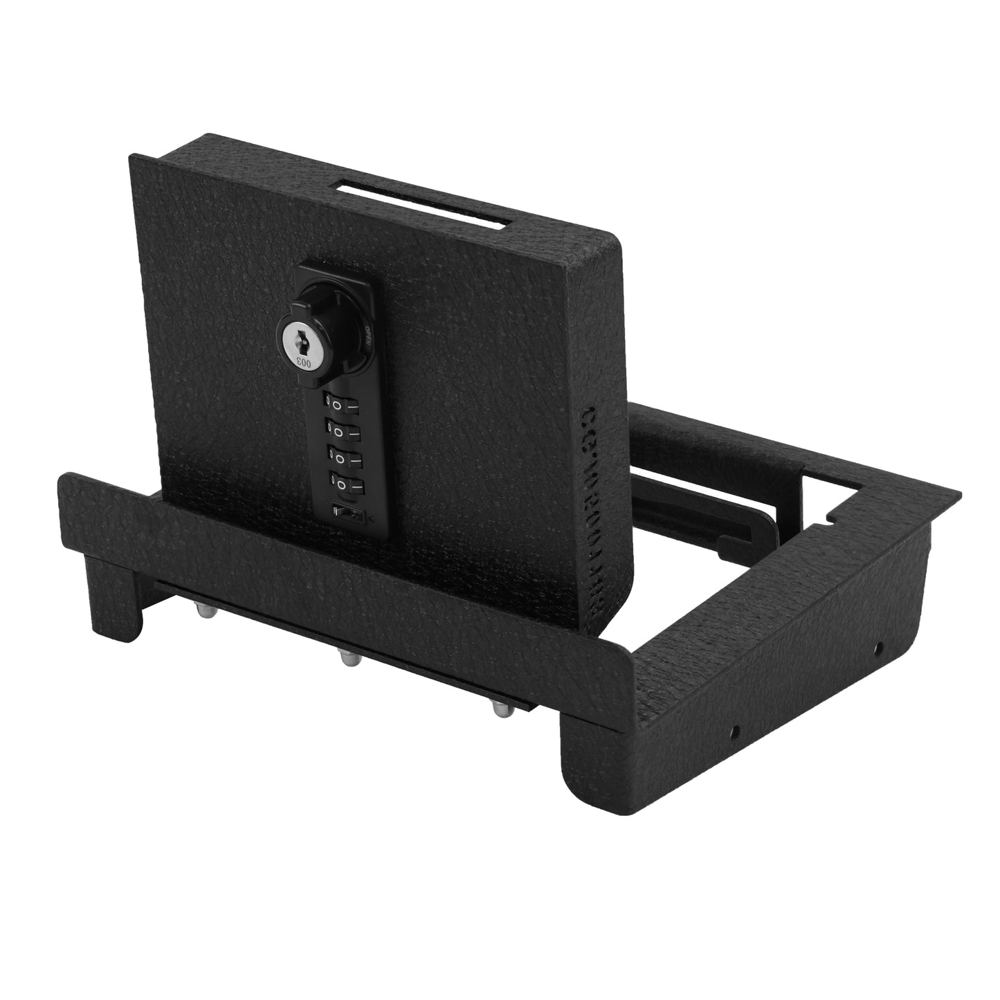 Console Safe Vault Box for Tesla Model Y Juniper (4-Digit Combo Lock with Key): 2025-2026