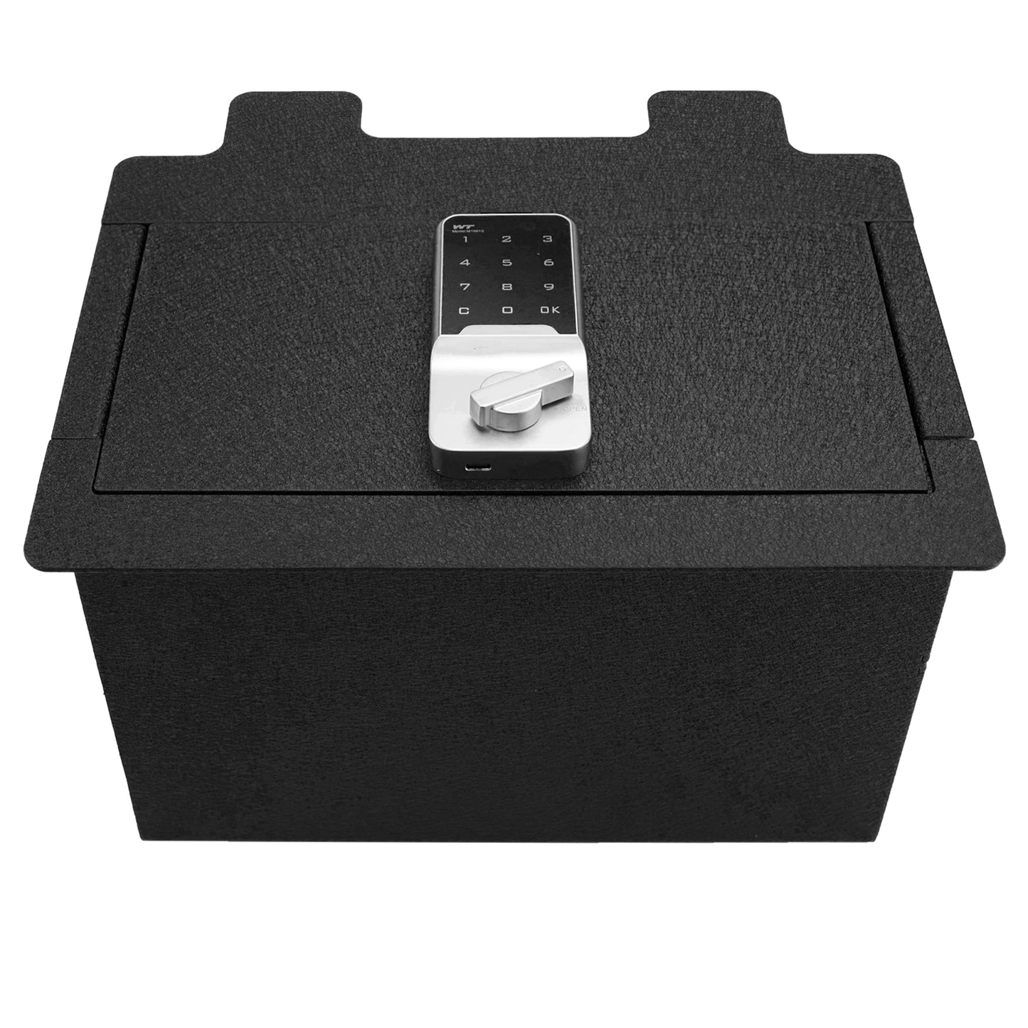 Pro Console Safe Vault Box for Chevrolet Silverado 1500 (Electronic Keypad Lock): 2019-2022