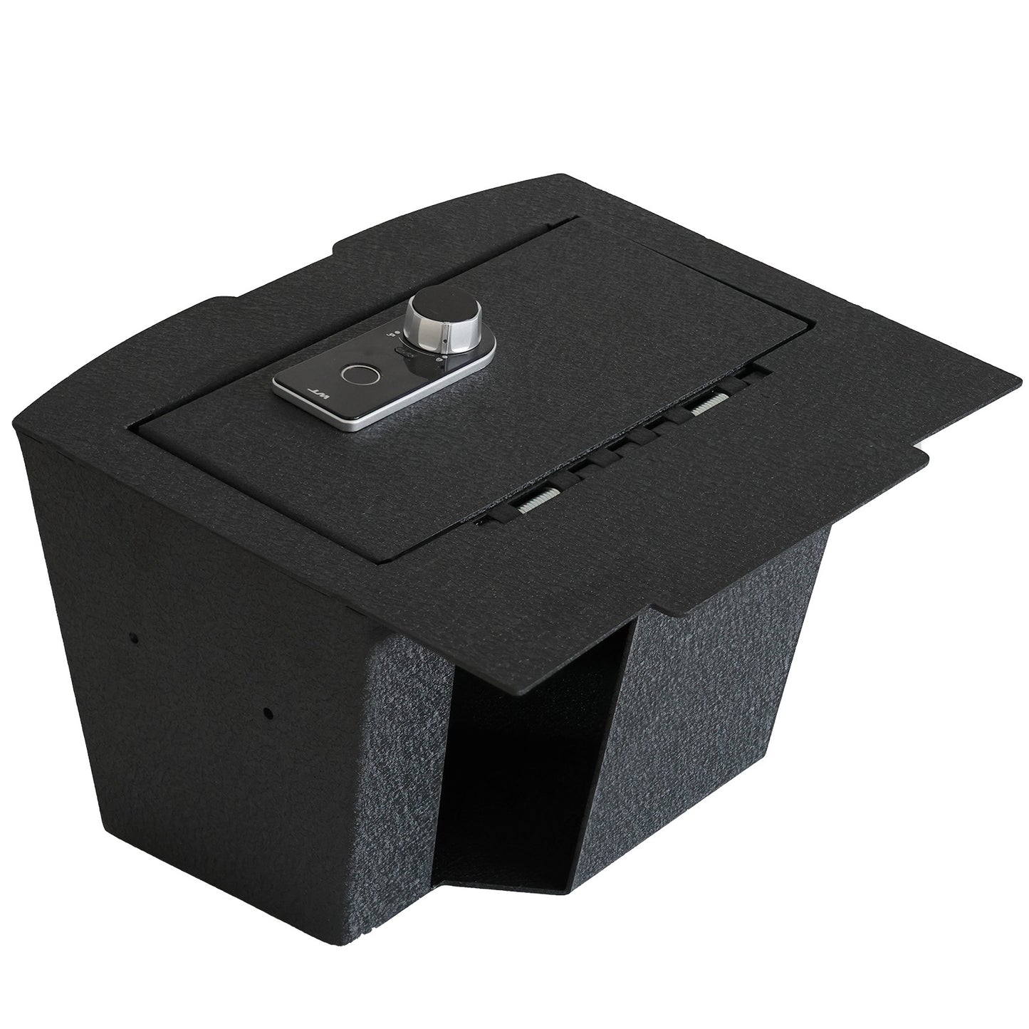 Console Safe Vault Box for Dodge Ram 1500 (Fingerprint Lock with Key): 2009-2018