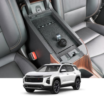 Console Safe Vault Box for Chevrolet Equinox (4-Digit Combo Lock): 2018-2024
