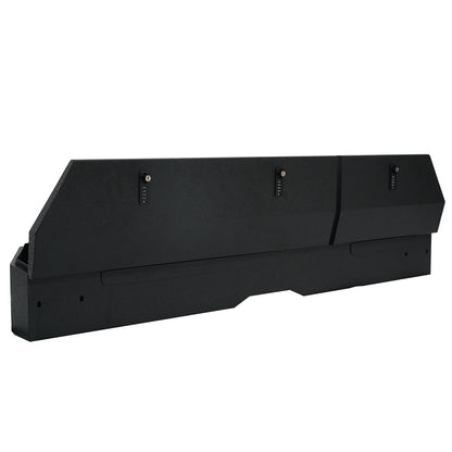 Underseat Console Safe Vault Box for 2019-2026 Chevrolet Silverado 1500 4 door model (Fingerprint Lock with Key)